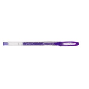 CANETA GEL GLITTER SPARKLING SIGNO VIOLETA UNI-BALL