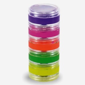 PINTURA FACIAL TORRE 5 CORES FLUORESCENTE 4G 3017 ROSTINHO PINTADO