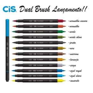 MARCADOR DUAL BRUSH AQUARELAVELVERDE CLARO 01 CIS