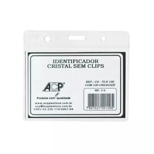 PROTETOR PARA CRACHA SEM JACARÉ REF.C9 C/100 UNIDADES ACP