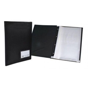 PASTA CATÁLOGO PRETA A3 COM 50 PLÁSTICOS 350PT ACP