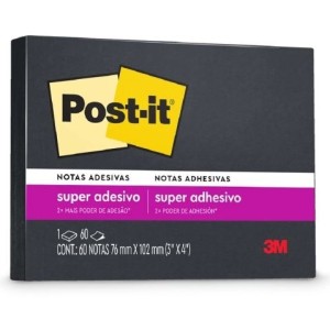POST-IT PRETO 76x102 90FLS 3M