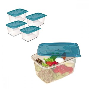 POTE PLÁSTICO CLICK 3000ML 22,8x15,6x11,9CM KIT C/4 PO24-4 SÃO BERNARDO