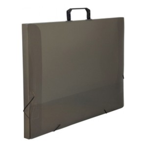 PASTA MALETA A3 COM ELÁSTICO FUME REF.1052 ACP