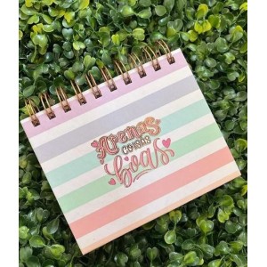 BLOCO DE NOTAS 13X10CM 120FLS 75G APENAS COISAS BOAS MERCI