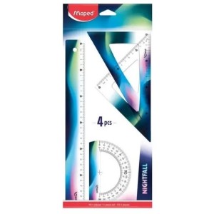 KIT GEOMETRIA NIGHTFALL 4 PEÇAS 98183100 MAPED