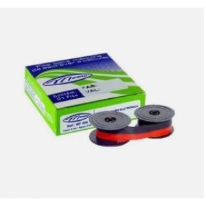 FITA PARA CALCULADORA 13X5 PRETO/ VERMELHO REF.MF406 MENNO