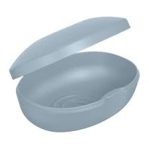 SABONETEIRA DE PLÁSTICO SOFT AZUL GLACIAL OU