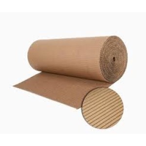 BOBINA DE PAPELÃO ONDULADO 120cm X 10m