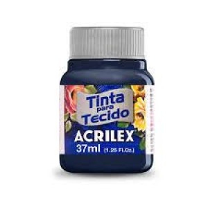 TINTA DE TECIDO FOSCA 37ML 544 AZUL MARINHO ACRILEX