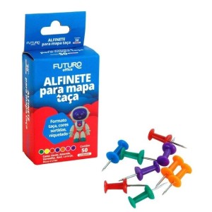 ALFINETE PARA MAPA TAÇA C/50 UNIDADES FUTURO