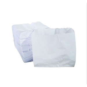 SACO DE PAPEL HAMBURGÃO BRANCO (MONO) 13,5x13 (37x14,5 ABERTO) C/500 BIGPEL