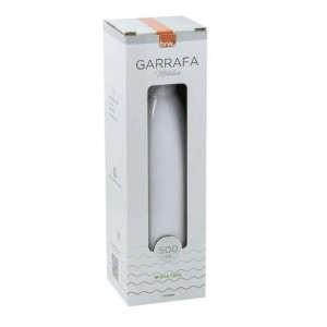 GARRAFA 500ML AÇO INOXIDÁVEL BRANCA GA0101 BRW