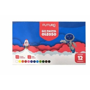 GIZ PASTEL OLEOSO 12 CORES FUTURO