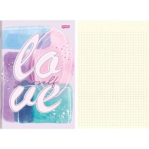 CADERNO 1/4 30FLS CAPA FLEXIVEL BROCHURA PAUTAS DIVERSAS LA CREME JANDAIA