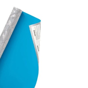 PAPEL ADESIVO CONTACT 45CMx10MTS LISO AZUL CLARO LEONORA