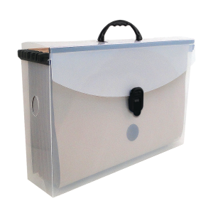 MALETA ARQUIVO CRISTAL C/06 PASTAS SUSPENSAS KRAFT REF.2160 DELLO