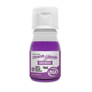 ANILINA CORANTE LÍQUIDO ROXO BATATA 10ML MIX