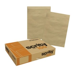 ENVELOPE SACO KRAFT 310X410 C/100 UNIDADES SCRITY